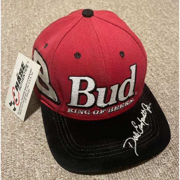 Chase Authentics Other - Vintage 90s Nascar Racing Dale Earndthart Jr. Budweiser Snapback Hat Cap USA